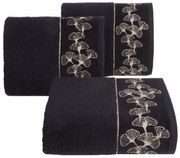 BAVLNENÝ UTERÁK LIMITED COLLECTION VICTORIA10 70X140 CM ČIERNA