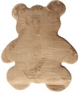 Koberček Teddy Light Brown, 85 x 100 cm