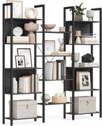 Knihovna Vasagle Rouros černá