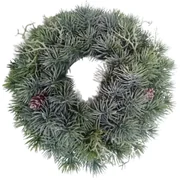Vianočný veniec čečinový srienistý s trávou, pr. 30 cm