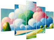 Obraz - Krajinka s mrakom (150x105 cm)