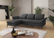 XXXLutz ROHOVÁ SEDAČKA, textil, tmavosivá Sit & More - Sedačky - 000144011836