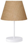 Stolná lampa AYD 1xE27/40W/230V hnedá/biela