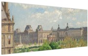 Obraz - Camille Pissarro, Place du Carrousel, Paris, reprodukcia (120x50 cm)