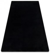 Protišmykový koberec POSH Shaggy čierny plyš