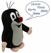 Krtko hovoriaci plyš 16cm na batérie so zvukom v krabičke