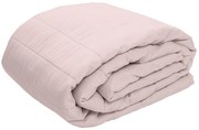 Letný paplón prešívaný SUMMER 140x200 cm, púdrovo ružový