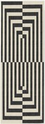 Umývateľný behúň s nízkym vlasom Op Art by Jonathan Adler