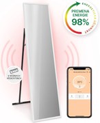 Klarstein La Palma 900 smart, infračervený ohrievač, 40 x 160 cm, 900 W, zrkadlový stojan