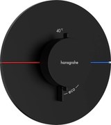Hansgrohe ShowerSelect Comfort S, termostat pod omietku, čierna matná, HAN-15559670