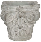 Kvetináč v antickom štýle Homme - 17 * 17 * 16 cm