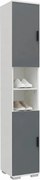 XXXLutz SKRINKA NA TOPÁNKY, antracitová, biela, 30/178/33 cm MID.YOU - Online Only drobný nábytok - 000657063403