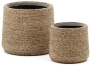 Obaly na kvetináče v súprave 2 ks z cementu ø 35 cm Sigal – Kave Home