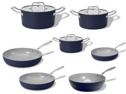 Elmich Kompletná sada keramického riadu Vital 7ks - tmavomodrá