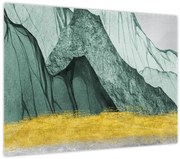 Obraz - Smaragdové hory N⁰2 (70x50 cm)