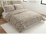 Obliečky z mikrovlákna CIRELLO hnedo-sivé Rozmer obliečky: 70 x 90 cm | 140 x 200 cm