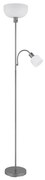 Globo 59947 - Stojacia lampa HINTON 1xE27/40W/230V + 1xE14/25W