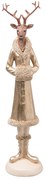 Dekorácie Jelen - 8 * 8 * 35 cm
