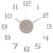 Karlsson 6001WG designové samolepiace hodiny sivá, pr. 40 cm