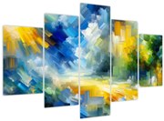 Obraz - Abstraktný slnečný deň (150x105 cm)