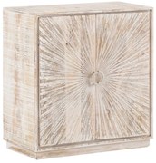 furniture-nabytek.cz - Masívna komoda Zambie z mangového dreva, lakovaná, biela