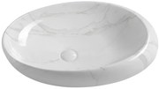 Sapho Sapho, DALMA keramické umývadlo 68x16,5x44 cm, carrara, MM317