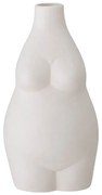 Biela kameninová váza Bloomingville Elora, výška 18 cm