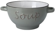 Kameninová miska na polievku Soup 650 ml zelená