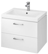 Cersanit S801-147-DSM - Závesná kúpeľňová skrinka s umývadlom LARA 60 cm biela