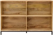 Knižnica Gita 130x90x35 indický masív mango Mango natural