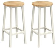 VASAGLE Sada barových stoličiek – 2 ks LBC032W09