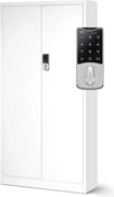 DANIEL kancelárska skriňa s kódovaným zámkom: biela (986)