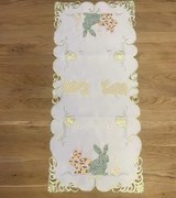 Veľkonočný obrus Vajíčka farebné 40x85cm TiaHome