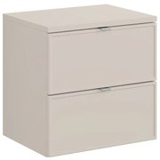 Závěsná skříňka Bella Cashmere s deskou 60 cm kašmírová