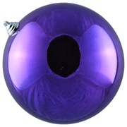 DECOLED Plastová guľa, d. 20 cm, fialová, lesklá