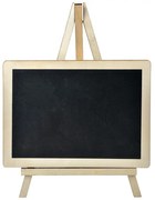 Malá drevená tabuľka na stojane - 20*1*15 cm