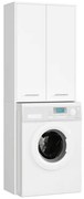 Kúpeľňová skrinka nad práčku FIN 2D biela
