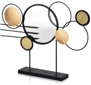 Dekoračné zrkadlo TALA čierne