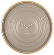 Béžové nástenné hodiny Karlsson Ribble, ø 31 cm