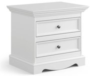 PROXIMA.store - Rustikálny nočný stolík - BELLUNO ELEGANTE FARBA: biela