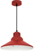 Luster na lanku WORKS 1xE27/15W/230V červená