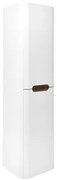 Kúpeľňová skrinka vysoká SAT Fusion 40x149x33 cm biela mat SATFUSIONV40W