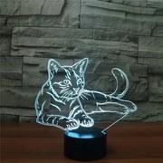 3Dmix 3D-MTV016 - Motív pre 3D LED nočnú lampu - Mačka