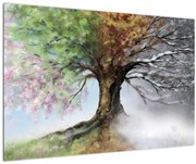 Obraz - Strom štyroch ročných období (90x60 cm)