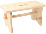 ČistéDrevo Drevená stolička 39 x 18,5 x 21 cm