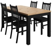 Jedálenská zostava Agbet artisan/čierna