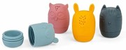 Bigjigs Toys Silikónové stláčacie zvieratká do kúpeľa
