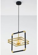 Jupiter 2025 - Luster na lanku FIORI 1xG9/10W/230V čierna/zlatá/béžová