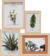 Fotorámik pre 4 ks foto, 37x42x1,5 cm%