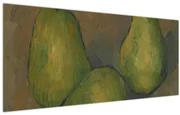 Obraz - Paul Cézanne, Three Pears, reprodukcia (120x50 cm)